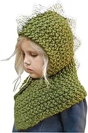 [Spring Fever] Baby Kids Girls Boys Toddler Winter Warm Knitted Animal Fox Cat Hood Ear Scarf Coif Hat Set