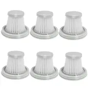 6PCS HEPA Filter for MIJIA Handy Vacuum Cleaner Home Car Mini Wireless Washable Filter Spare Parts