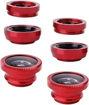 COHEALI 2Sets Phone Camera Lens Kit Fish Eye Macro Wide Angle Clip Lens for Smartphones Enhance Mobile Photography with Fisheye Focal for Landscapes