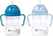 Sippy Cup with Weighted Straw for 6 Month plus Babies to Toddlers, Cobalt/Bubble