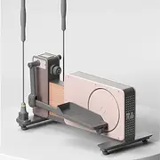 Elliptical Machine Home Foot Circulation Machine Walking Machine Adjustable Resistance Light Noise Reduction with Elastic Rod No Installation Required