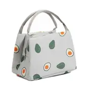 2PC Household Thickened Aluminum Foil Oxford Cloth Thermal Insulated Lunch Bag Outdoor Picnic Portable Dust-proof Bento Handbag