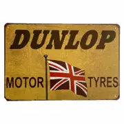 Dunlop Motor Tyres Sign 30x20cm