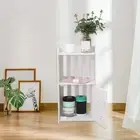 Sofa Side Table NightStand Compact Dresser Tiny Multifunctional Bedside Table
