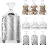 Pack of 10 Extra Large Storage Bags, 100 x 152 cm Reusable Moving Bags, Giant Plastic Bags for Dustproof, Luggage, Suitcase, Furniture, Chair