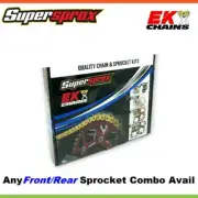 New * EK Chain & Supersprox Sprocket Kit * For YAMAHA XT200 200cc