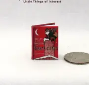 SANTA CLAUS Miniature 1:12 Scale Readable Illustrated Book Christmas
