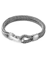 John Hardy Sterling Silver Double Row Bracelet