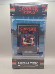 2025 TOPPS High-Tek STRANGER THINGS HOBBY BOX Brand New Sealed Fast Ship ..!