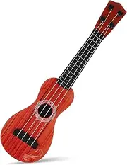 HANABASS Miniature Ukulele Imitation Guitar Musical Instrument for Early Education Training Random Style for Music Learning and Decorative Use