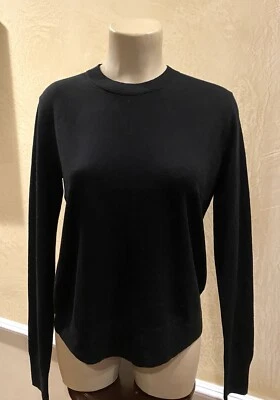 VINCE M SWEATER WOOL CASHMERE BLEND CREW NECK PULLOVER HEATHER CHARCOAL NWT $295