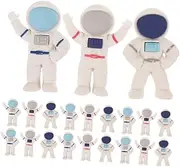 TEHAUX 48pcs Astronaut Themed Erasers for Kids Mini Erasers School Cute Stationery Fun and Decorative Pencil Erasers for Kindergarten and Classroom Supplies (3 Types Mixed)