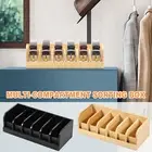 Belt Organizer 6 Compartments Belt Storage for Closet and Drawer Enduring DeNnY