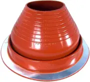 Flexible Silicone Pipe Flashing Boot - Heavy-Duty Design for Stove Pipes & Vents
