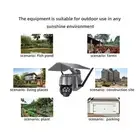 Solar Security Camera System Wireless Outdoor 1080P 3MP 360 Degree Battery NEW