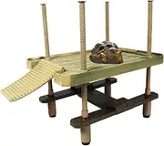 Large Basking Platform for Aquatic Turtles - Floating Dock, Ramp - Size: L