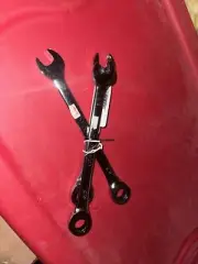 CRAFTSMAN WRENCH SET DUAL RATCHETING 5/8" And 11/16" POLISHED CHROME 3 PACK NEW