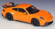 Bburago 1:24 Porsche 911 GT3 Orange Diecast Model Racing Car Vehicle NEW IN BOX