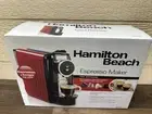 Hamilton Beach Espresso Maker- Red Model 40725 FACTORY SEALED