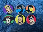 Mortal Kombat Pog Set Of 6