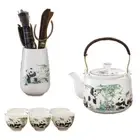 Ceramic Travel Teaware Sets Creative Panda Teapot Cute Tea Cup Set Souvenirs