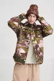 Urban Outfitters BDG Patterned Quilted Shirt Jacket Size S