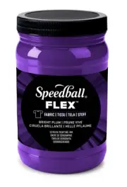 Speedball Flex Screen Printing Fabric Ink 32oz-Bright Plum FLXINK32-45221