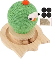 Cat Scratching Board Cat Scratcher Scratching Scratchers Kittens Funny Kitten Turntable Pet Plaything Green Sisal