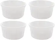 [CorningWare] RS4 4oz/118mL Round French White Ramekins Bowl - 4-Pack