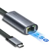 USB C to Ethernet Adapter for Laptop 2.5Gbps - USB-C to Ethernet RJ45 Gigabit...