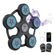 Music Boxing Machine, Smart Bluetooth Trainer With Gloves, Wall Mount for Adu...