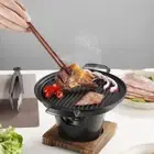Non-stick Barbecue Grill Portable Mini Barbecue Stove Korean BBQ Plate Garden