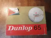 12 Palline Golf Vintage Dunlop 65 Incartate 12 golf balls
