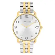 Coach Two-Tone Steel Silver White Dial Men's Watch - 14602668