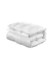 [Giselle Bedding] Goose Down queen 800GSM Feather Quilt Cover in White