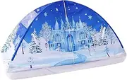Kid Bed Tent -Twin Play Tent Baby Toddlers Dream Playhouse for Bedroom Decor Indoor Games Twin Size Bed Canopy by CRAWLBO