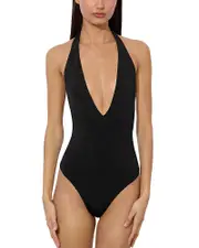 Alice and Olivia Pippa Deep V Neck Bodysuit