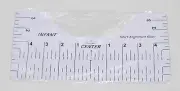 New 4pc Set Crew Neck T-Shirt Ruler Alignment Tool Kit in 4 Sizes