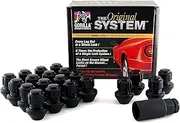Gorilla Automotive 96643BDX Black Factory Style Wheel Lock System (14mm x 1.50 Thread Size, 20-Pack)