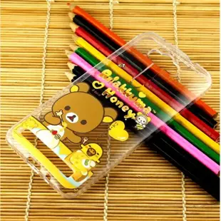 Rilakkuma 拉拉熊 ASUS ZenFone 2 Laser 5.5吋(ZE550KL) 彩繪透明保護軟套