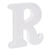 Foam Letters R Letter EPS White Polystyrene Letter Foam 100mm/4 Inch