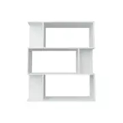 Book Cabinet And Room Divider White Chipboard