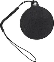4.7cm Leather Lens Sticker with 15cm String, Instant Camera Lens Keeper Holder, Lens Holder for Polaroid Mini EVO