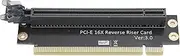 PCIE 16X 3.0 Graphics Card Test Board, Male to Female Riser Card Adapter for 2U Server, Supports 1X, 4X, 8X, 16X Interfaces