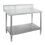 Modular Systems Workbench With Splashback - 2100mm W x 700mm D x 900mm H