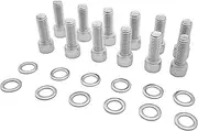 SBC Stainless Steel Exhaust Header Bolt Kit for Chevrolet V8 Small Blocks 265, 283, 305, 327, 350, 383, 400 Gen I & II, LT1, LT4, TPI, TBI, Vortec 5.0L, 5.7L