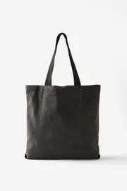 [Cotton On Men] Cotton On Men - Courier Tote Bag - Black OS BLACK