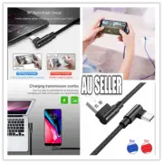 Braided 90° Degree Angle USB C Type C Fast Data Snyc Charger Charging Cable
