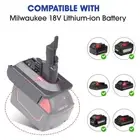 For Dyson Battery Adaptor V8 SV10 Vacuum Adapter Milwaukee M18 18V Battery Tool