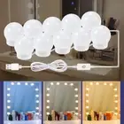 LED Makeup Mirror Light Bulb Vanity Lights Stepless Dimming LED Wall Lamp